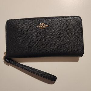 Coach Long Zip Around Wallet